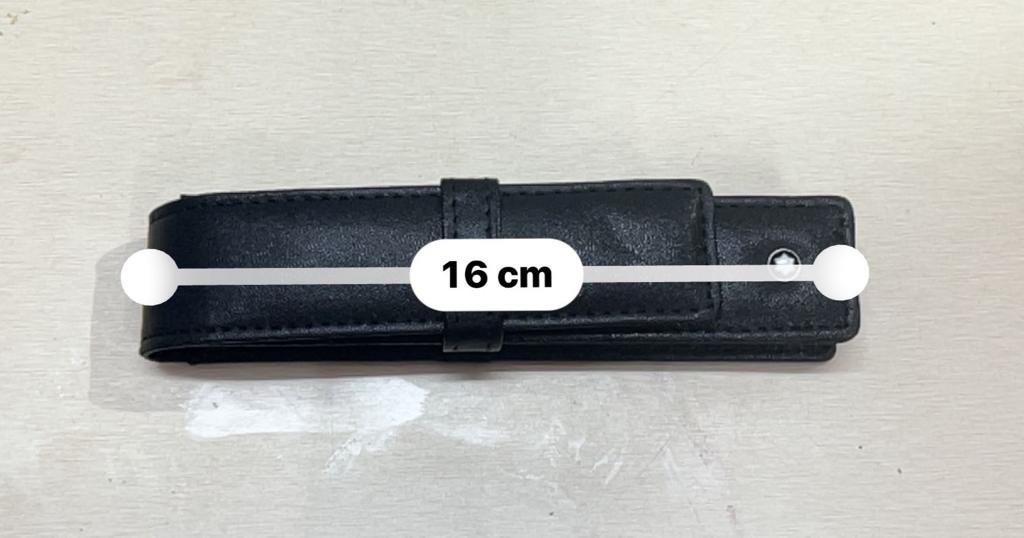 Montblanc Black Leather Case Pen Cover Protective Pouch