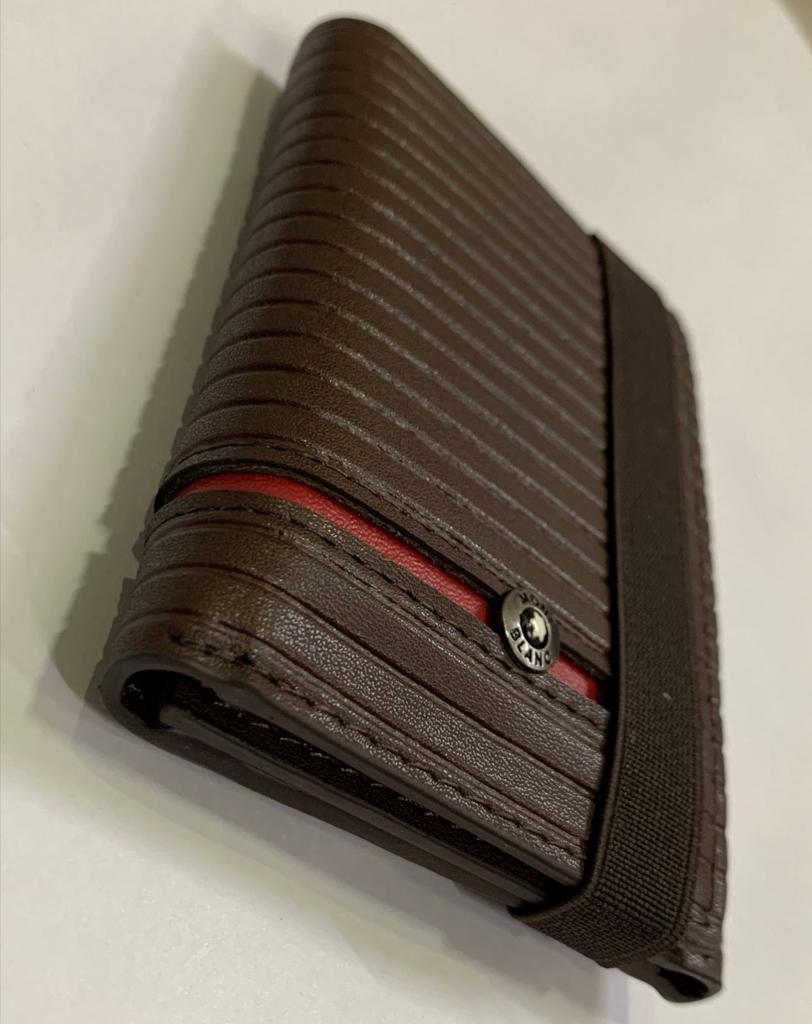 Montblanc Meisterstuck three fold wallet coffee brown soft grain wallet 11 CC