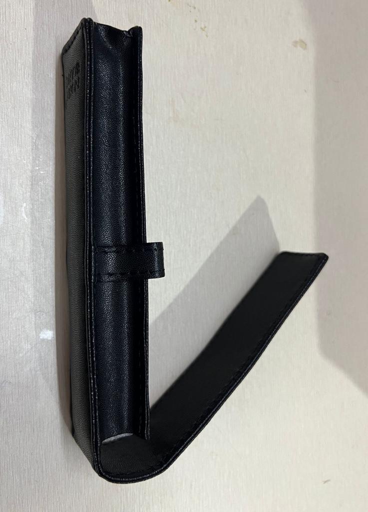 Montblanc Black Leather Case Pen Cover Protective Pouch