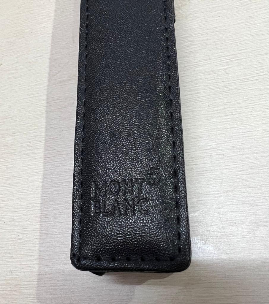 Montblanc Black Leather Case Pen Cover Protective Pouch
