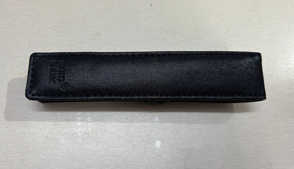 Montblanc Black Leather Case Pen Cover Protective Pouch