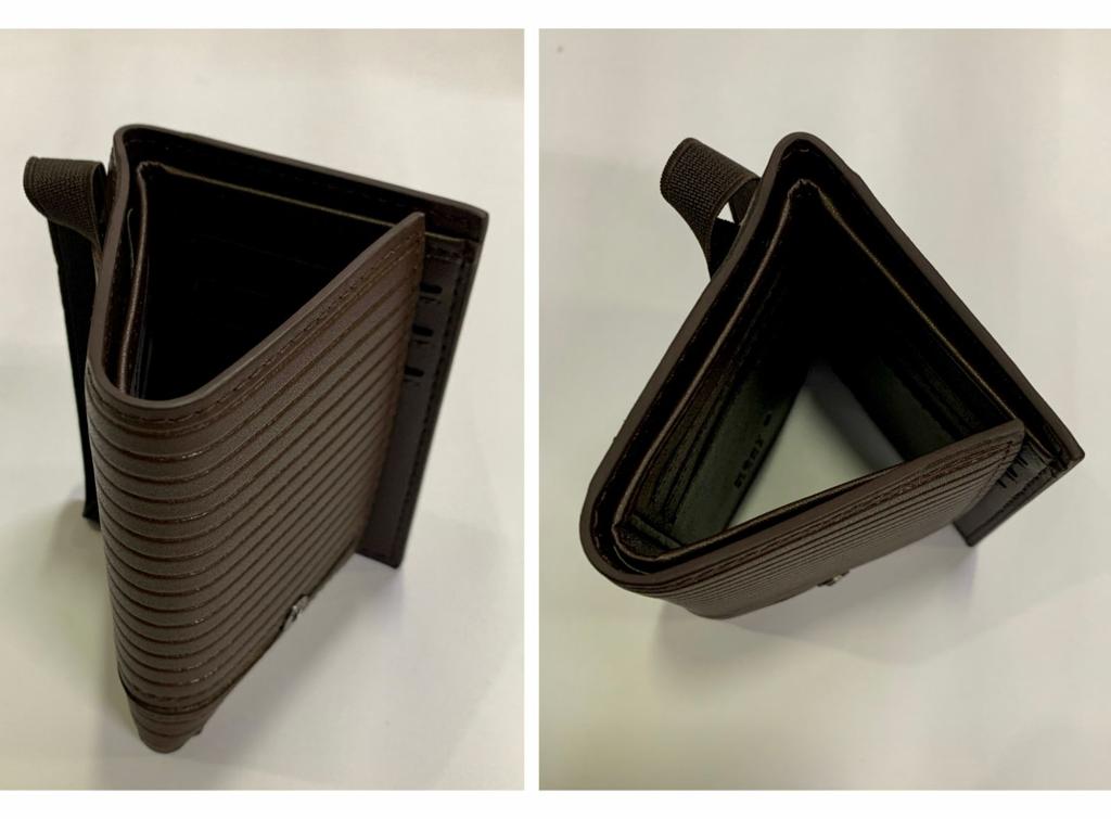 Montblanc Meisterstuck three fold wallet coffee brown soft grain wallet 11 CC